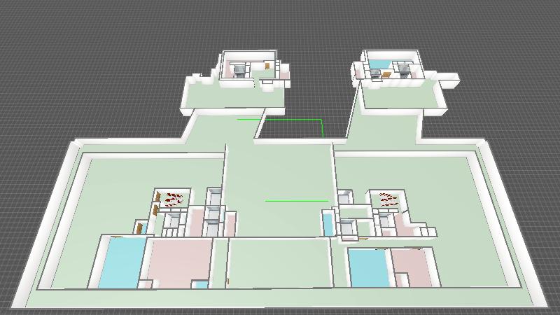 机房层弱电平面图