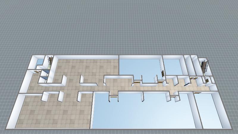 亿盛集宿楼二层-模型