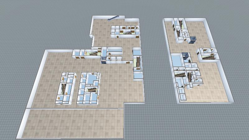 76、77项目1号2号二层平面图