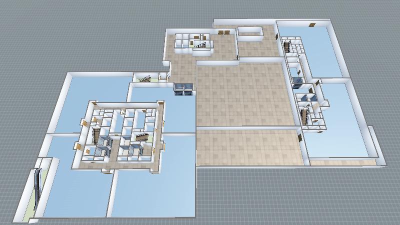 76、77项目1号2号五层平面图