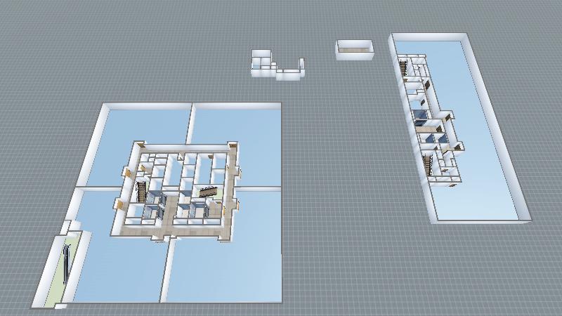 76、77项目1号2号六层八层平面图