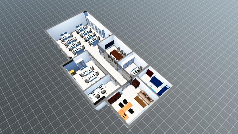 公司改造布局图3--多房间