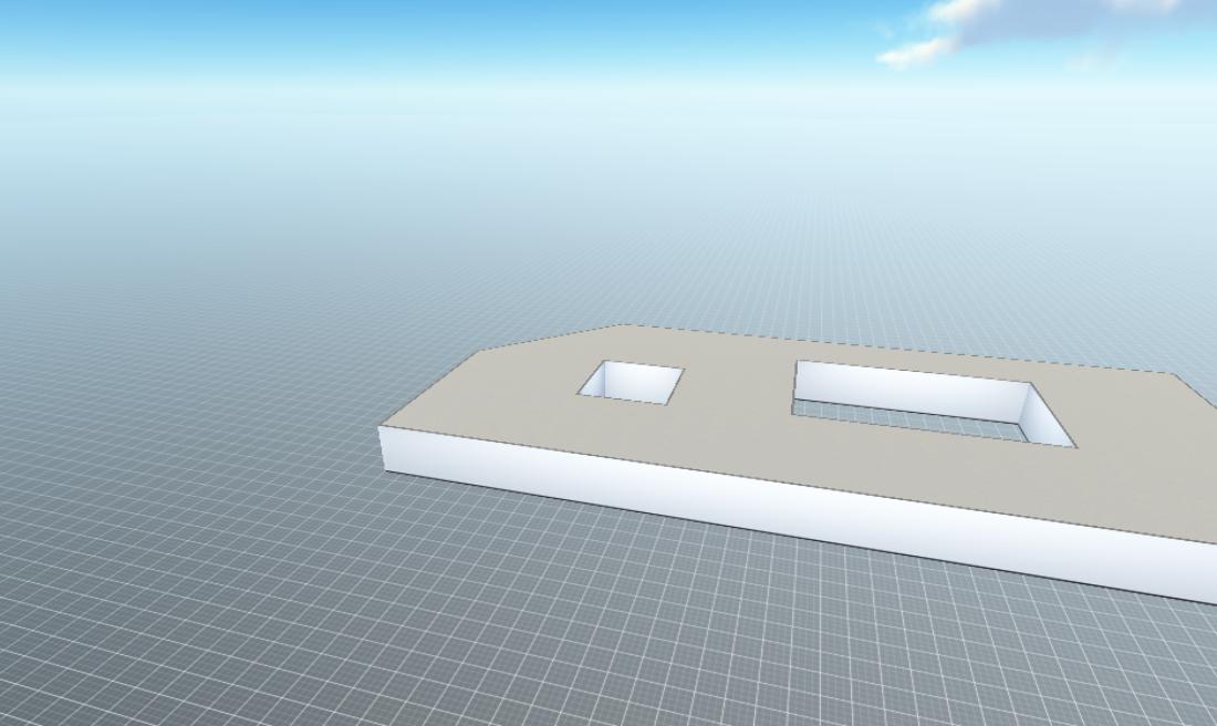 带洞的房间测试场景