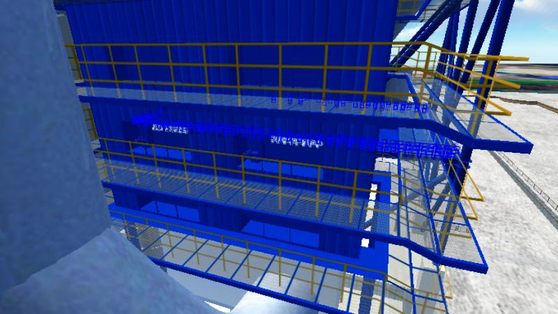 山东淄博水泥厂场景