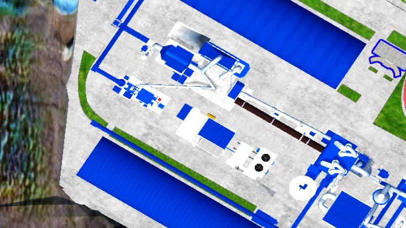 山东淄博水泥厂场景1028