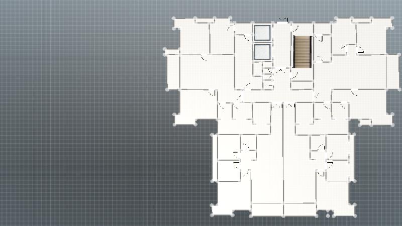 五三花苑4#一层平面图