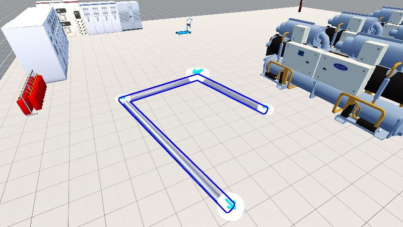 星河生物制冷机房简易概念模型