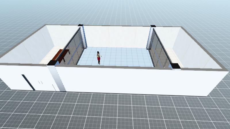 百色中医院机房效果图