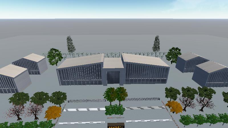 武当旅游发展中心(去掉地面和护栏，所有建筑都离地0.2M)