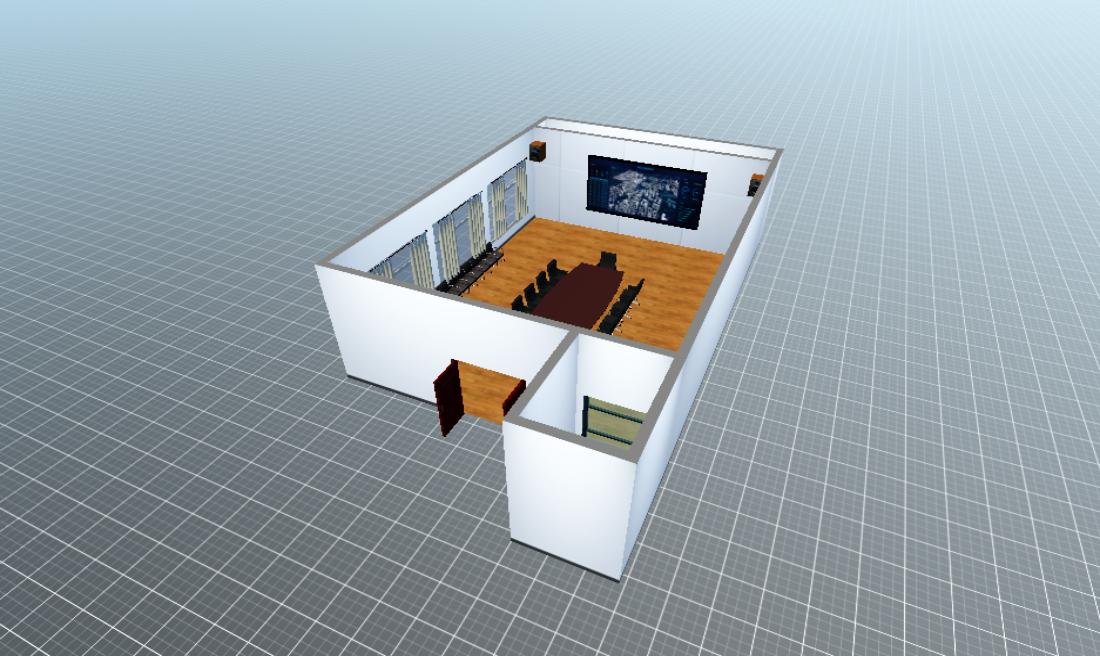 五楼多媒体会议室5.6
