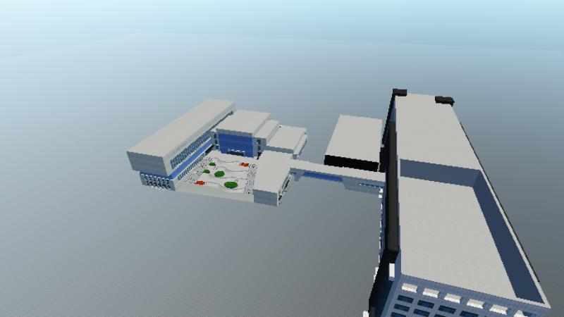 长春新区管委会三栋外立面