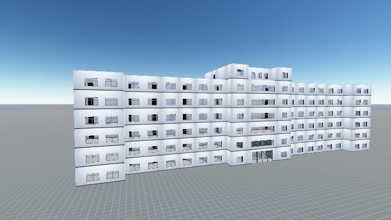 龙家煤矿办公楼室内