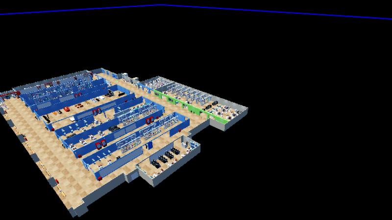 sc白天投影灯光