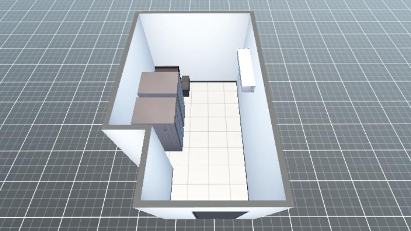 新港街社卫中心机房3D图